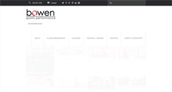 Desktop Screenshot of bowensportsperformance.com